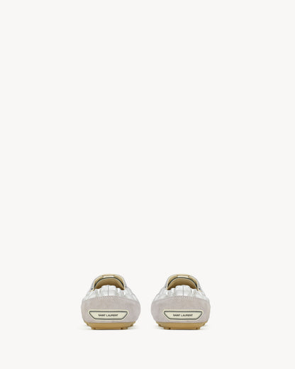 LEWIS sneakers in metallic leather and suede