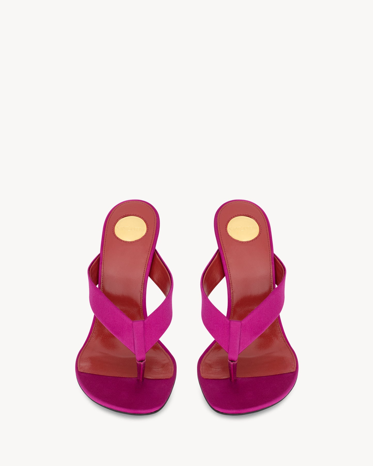 OPYUM mules in satin crepe