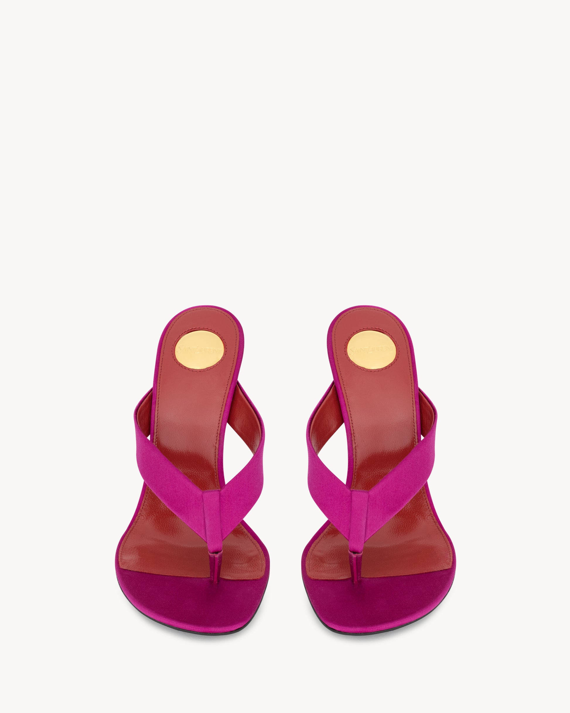 OPYUM mules in satin crepe
