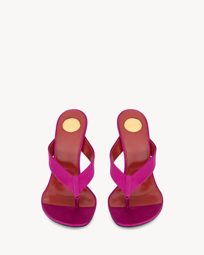 OPYUM mules in satin crepe