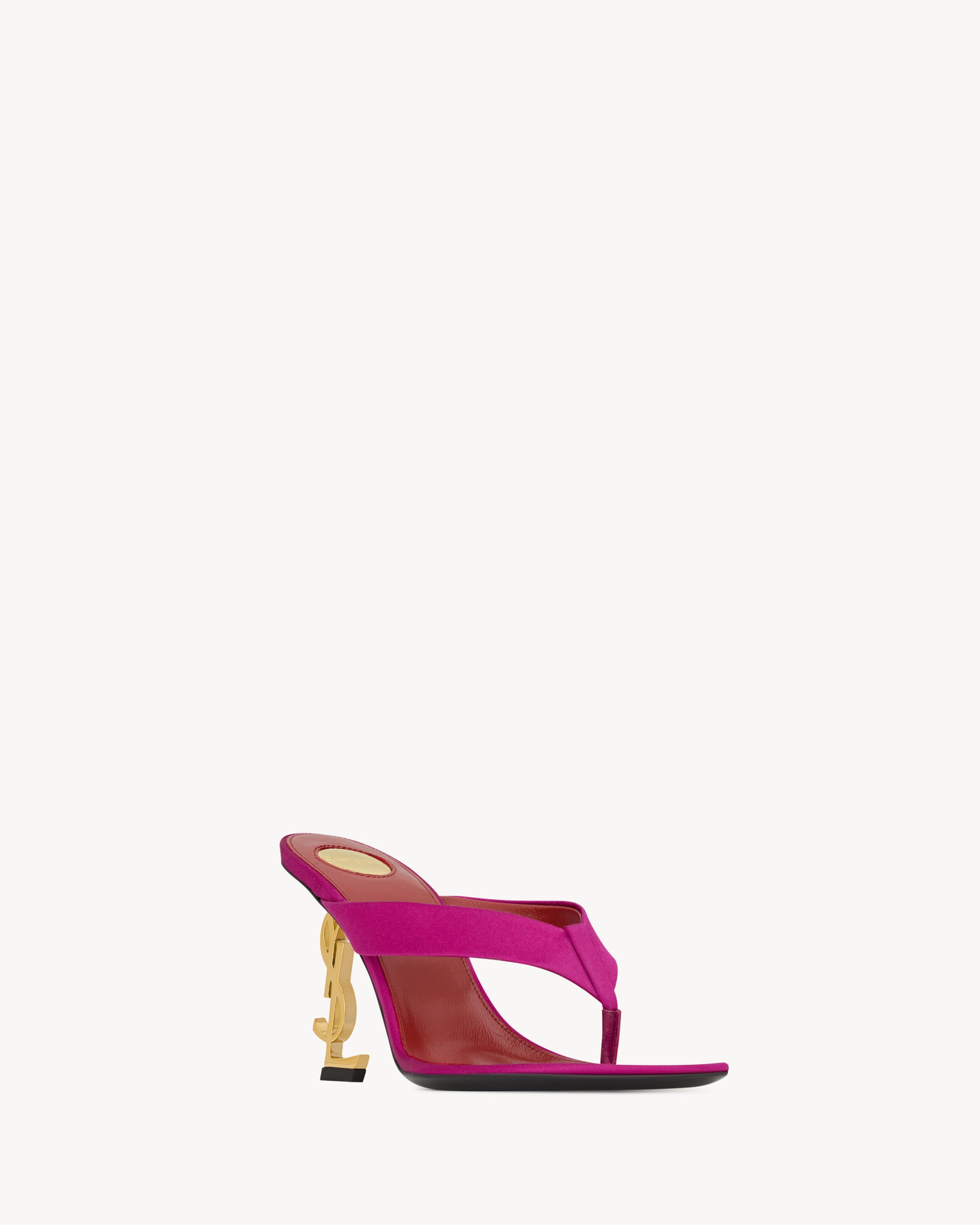 OPYUM mules in satin crepe