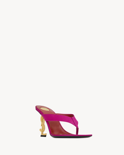 OPYUM mules in satin crepe