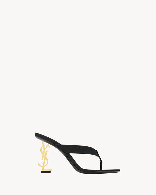 OPYUM mules in satin crepe
