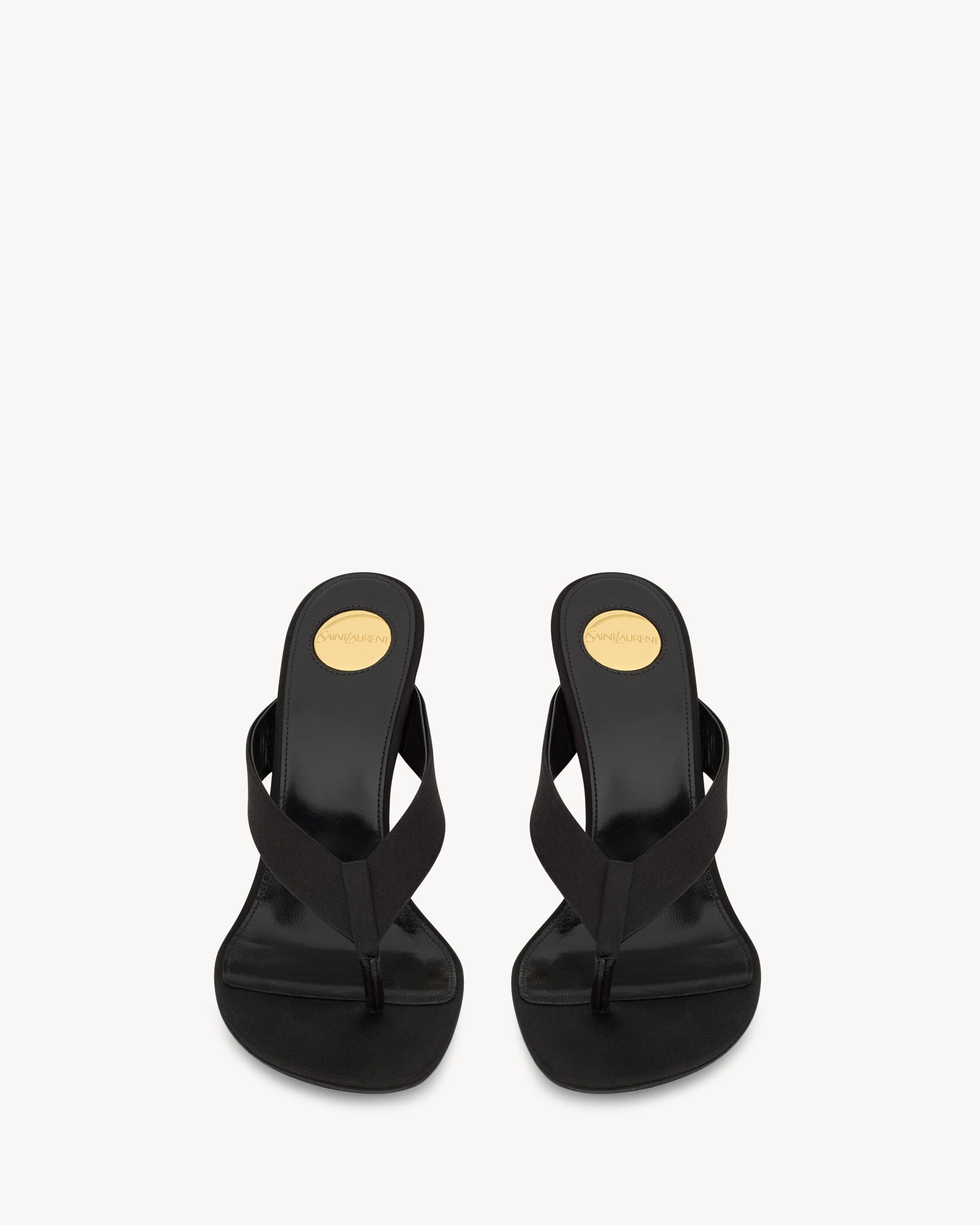 OPYUM mules in satin crepe