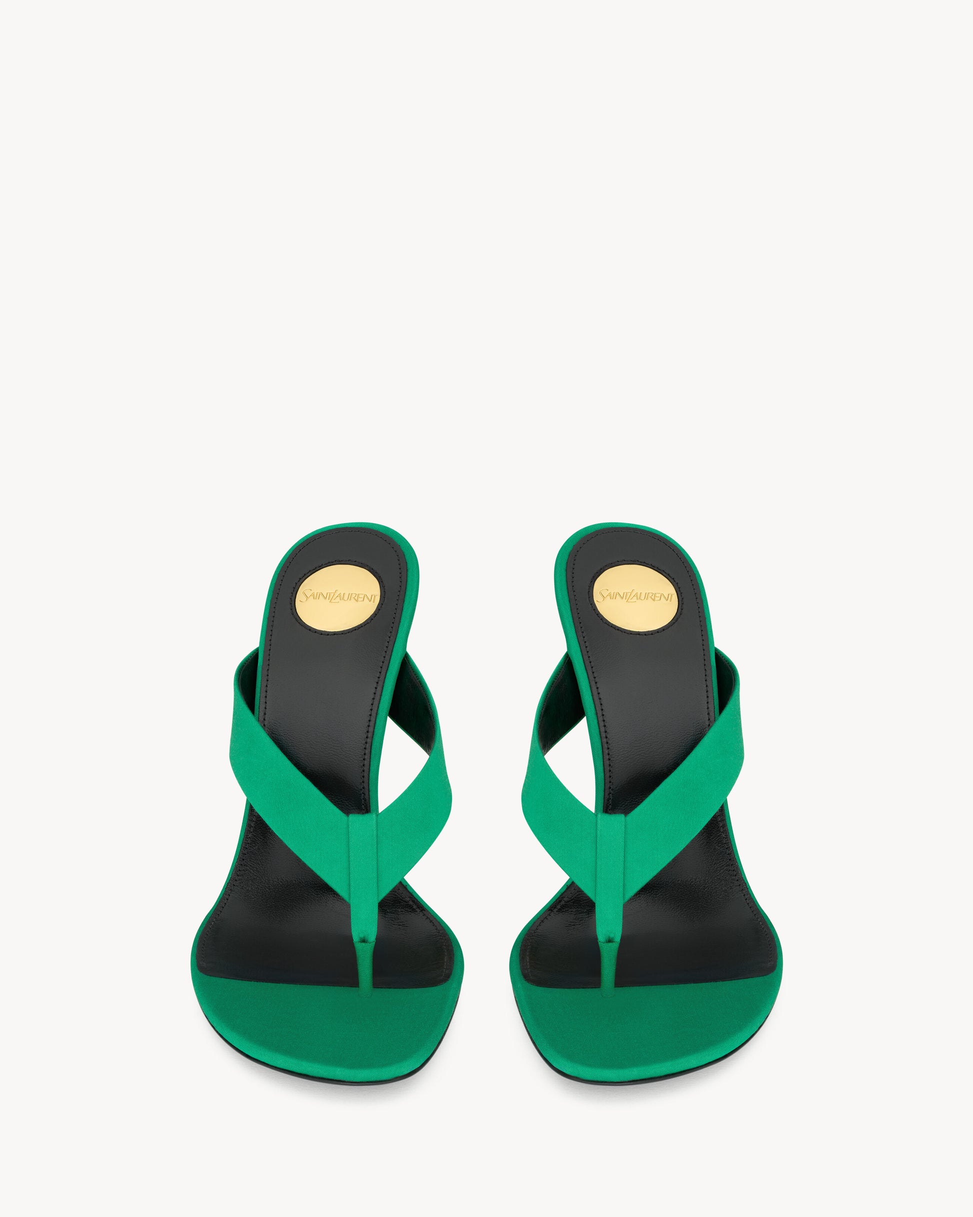 OPYUM mules in satin crepe