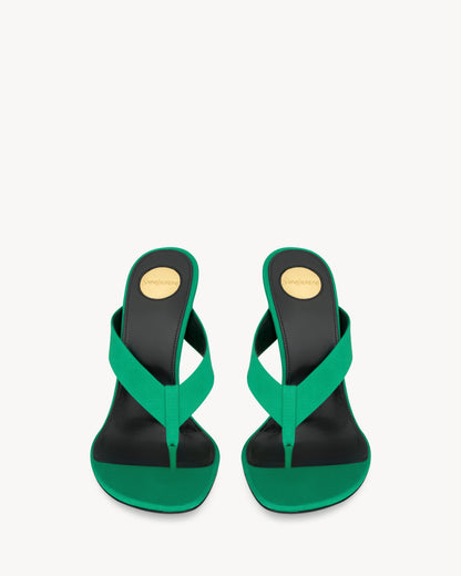 OPYUM mules in satin crepe