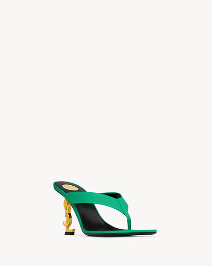 OPYUM mules in satin crepe