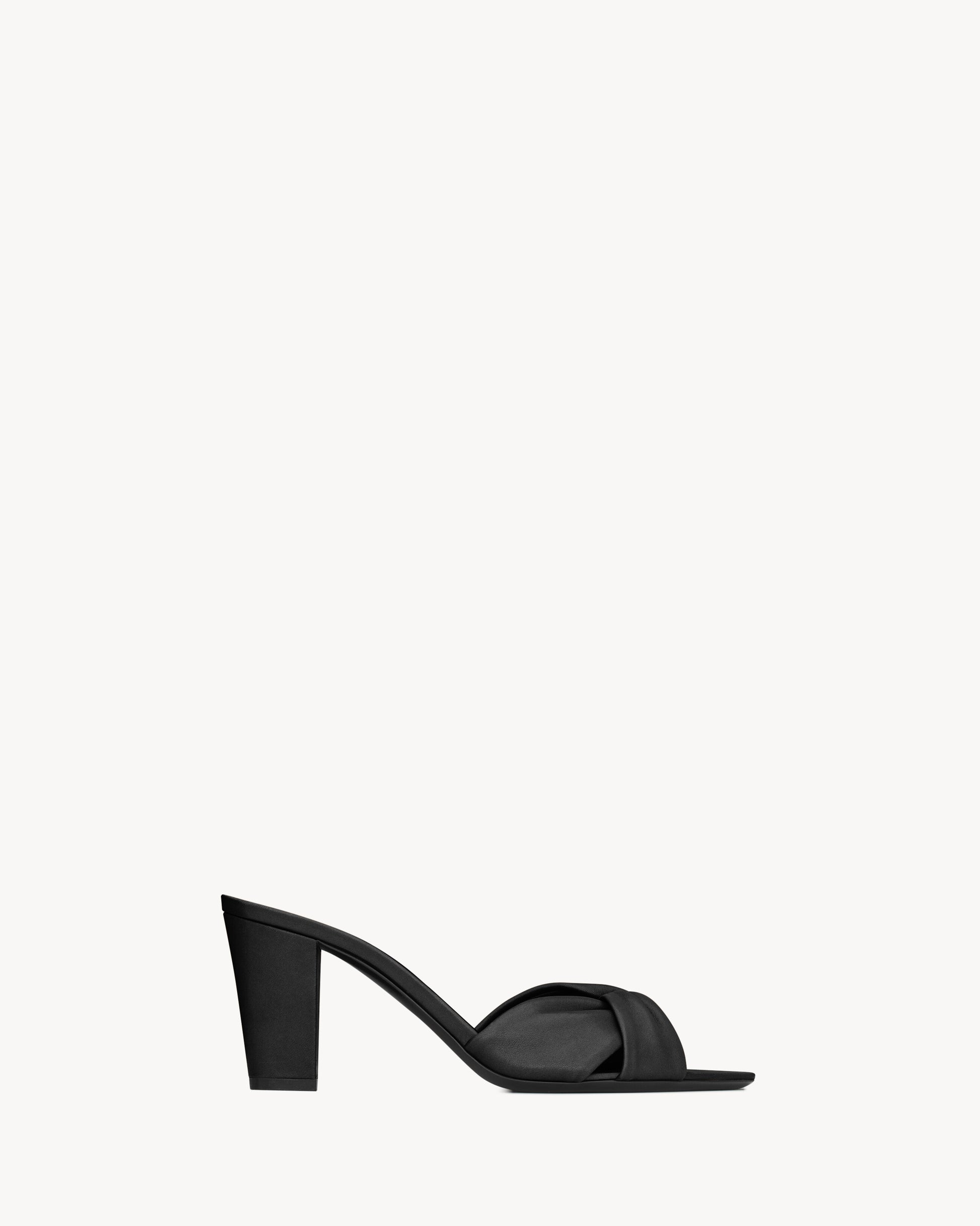 FRANCIANE mules in smooth leather