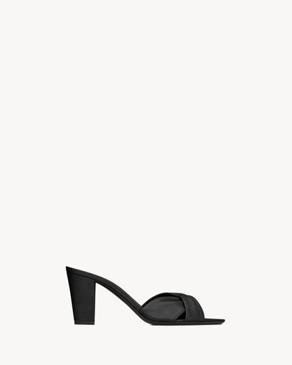 FRANCIANE mules in smooth leather