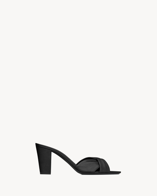 FRANCIANE mules in smooth leather