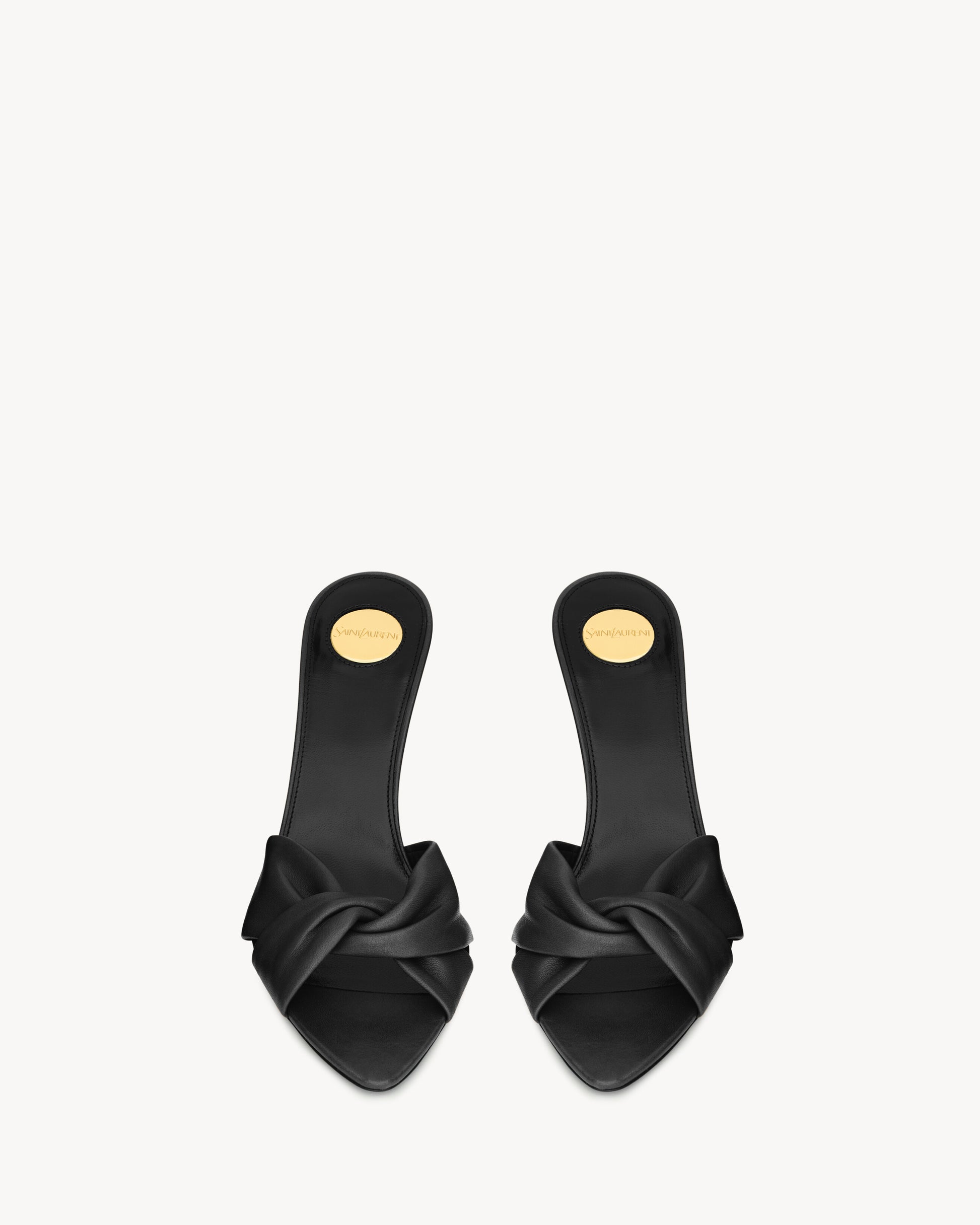 FRANCIANE mules in smooth leather