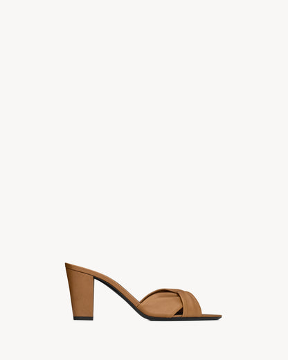 FRANCIANE mules in smooth leather