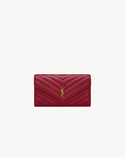 CASSANDRE large flap wallet in lambskin