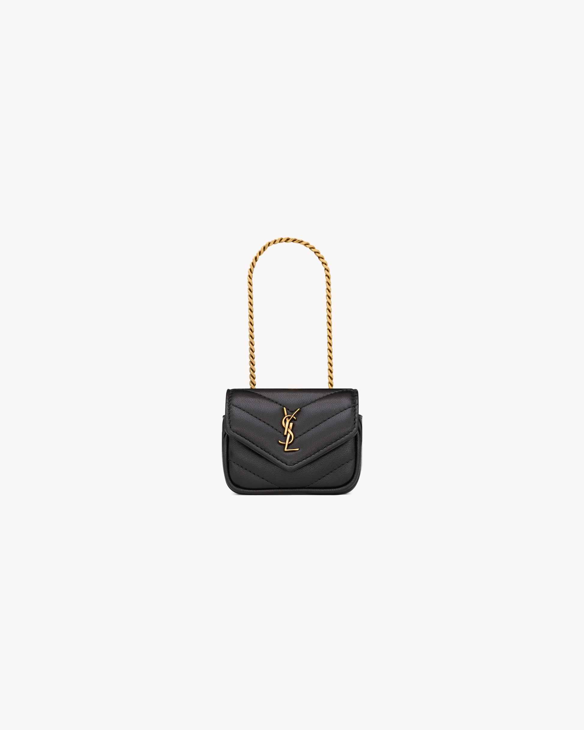 LOULOU charm in lambskin