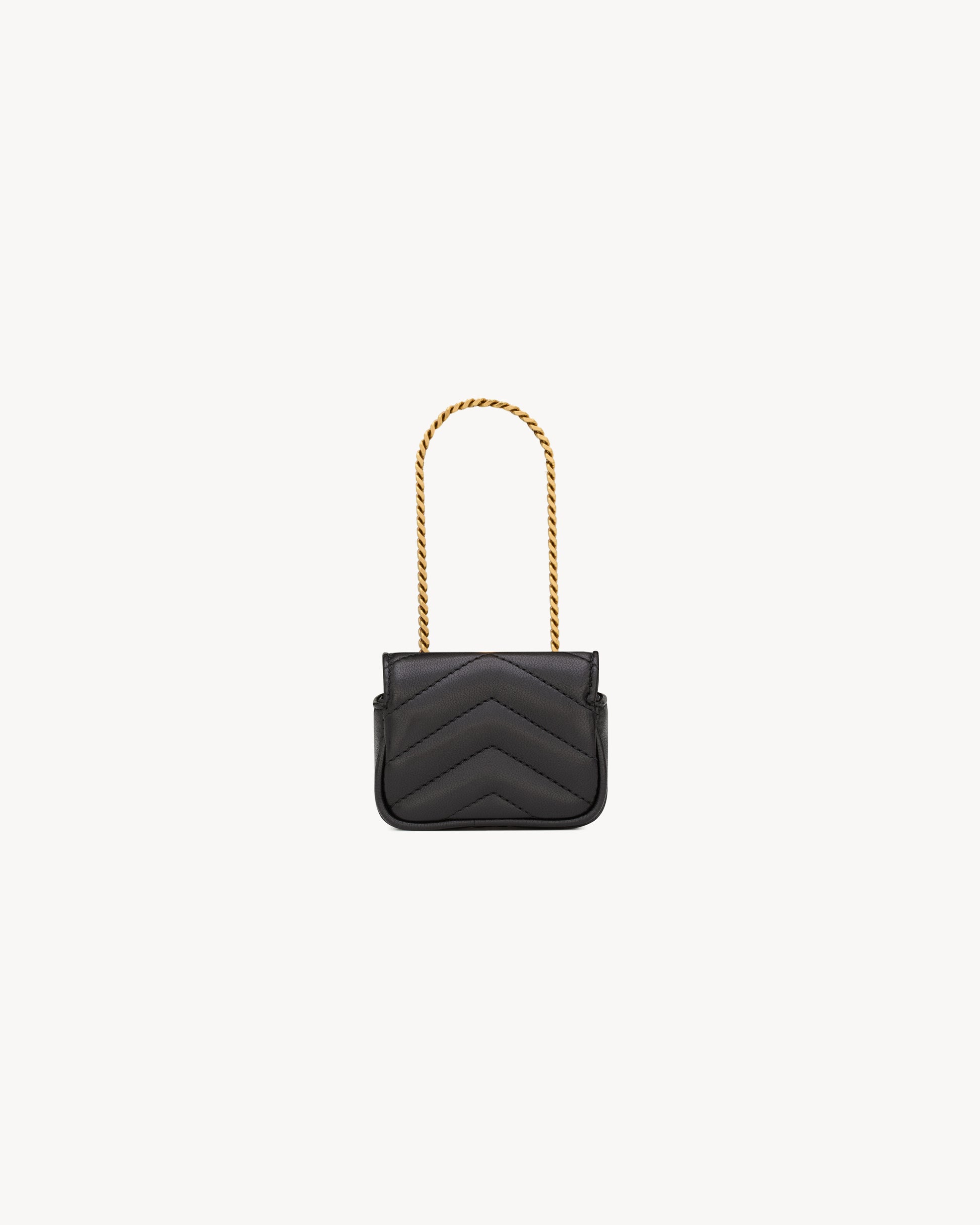LOULOU charm in lambskin