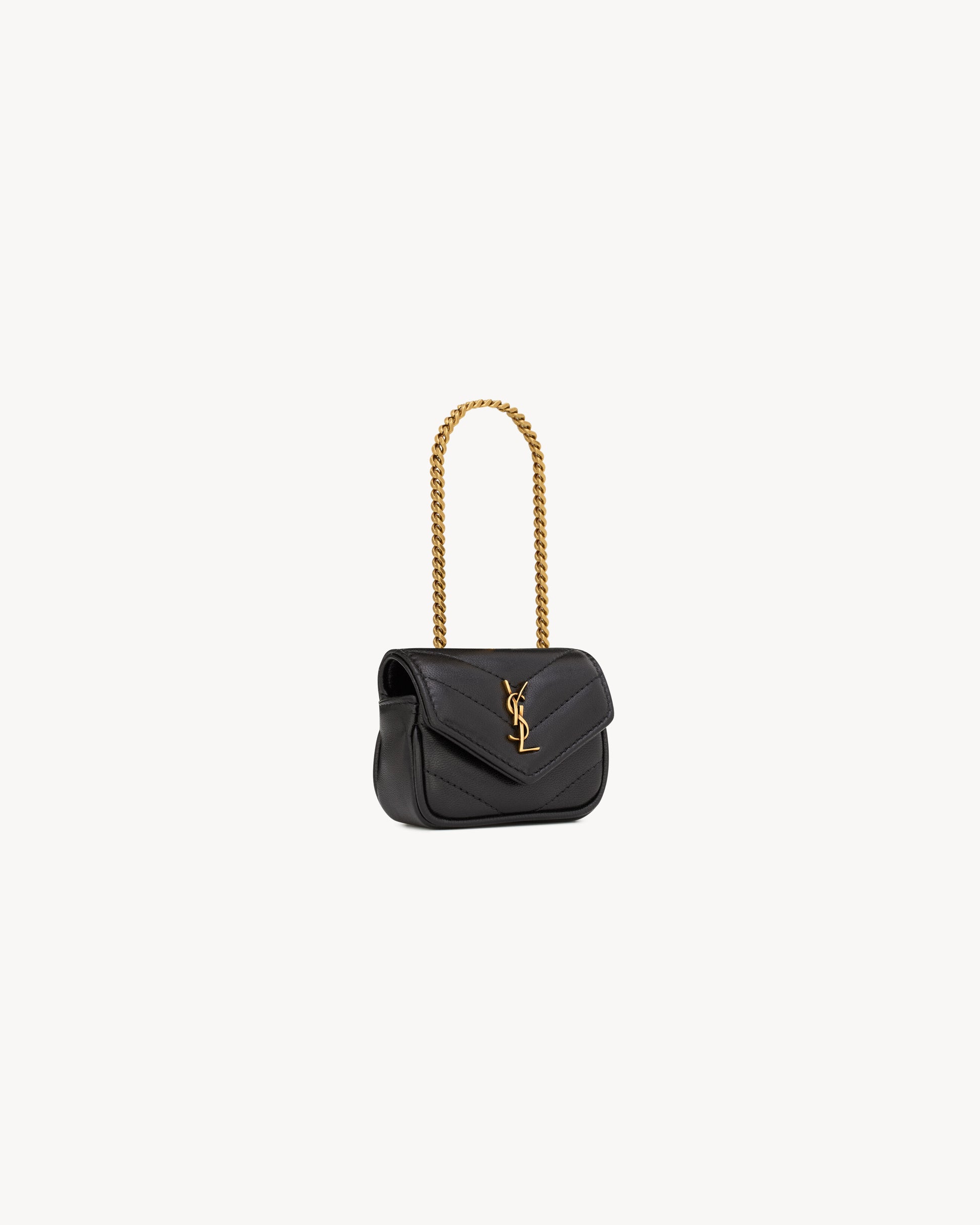 LOULOU charm in lambskin
