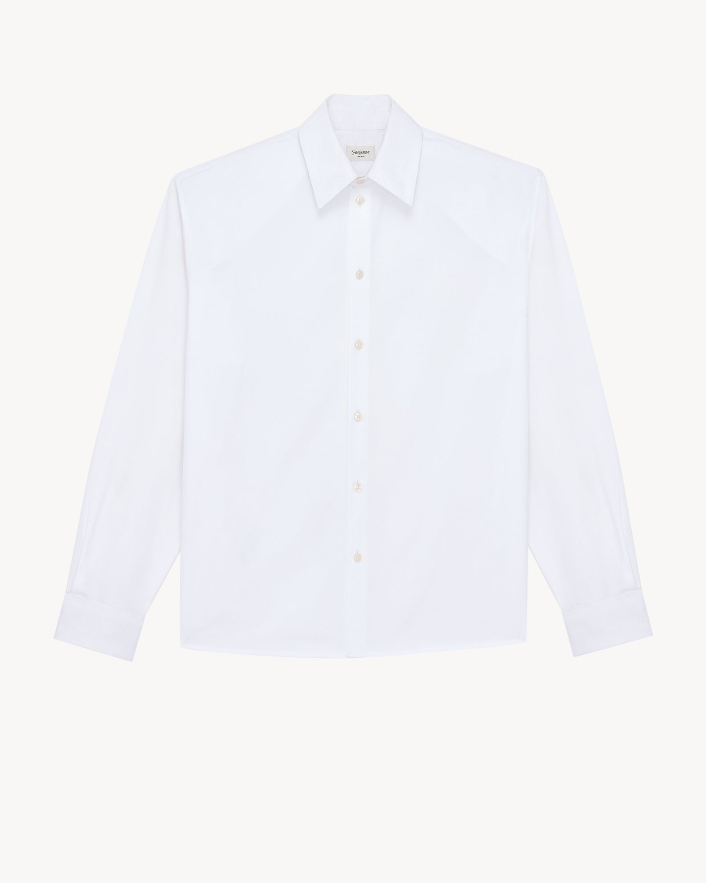 oversized shirt in cotton poplin