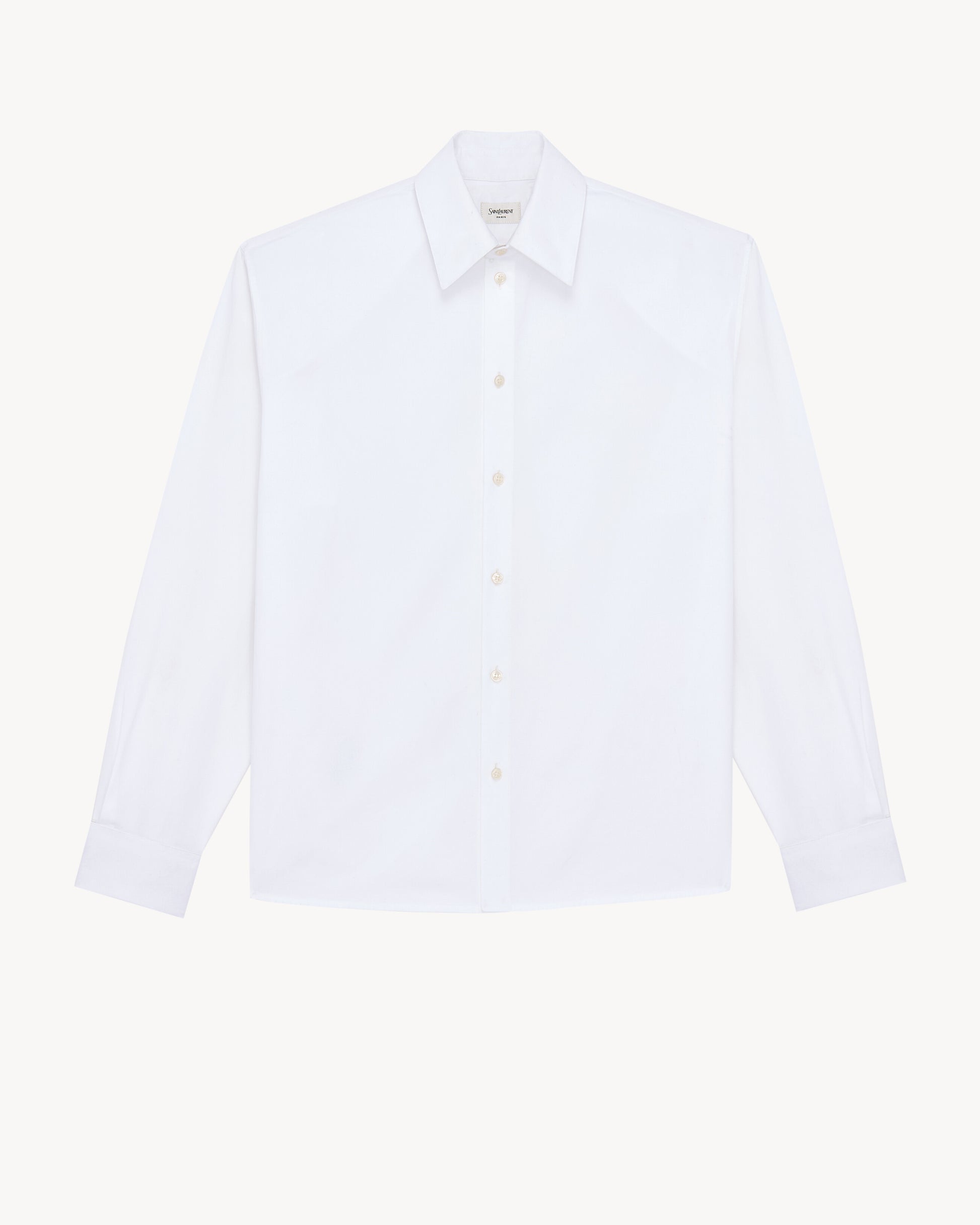 oversized shirt in cotton poplin