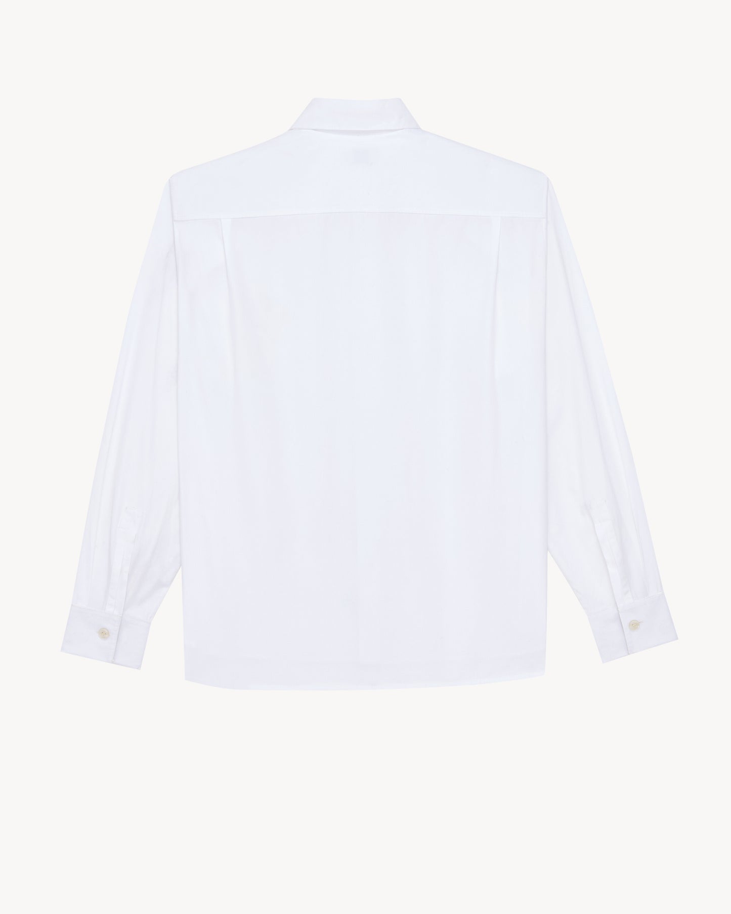 oversized shirt in cotton poplin