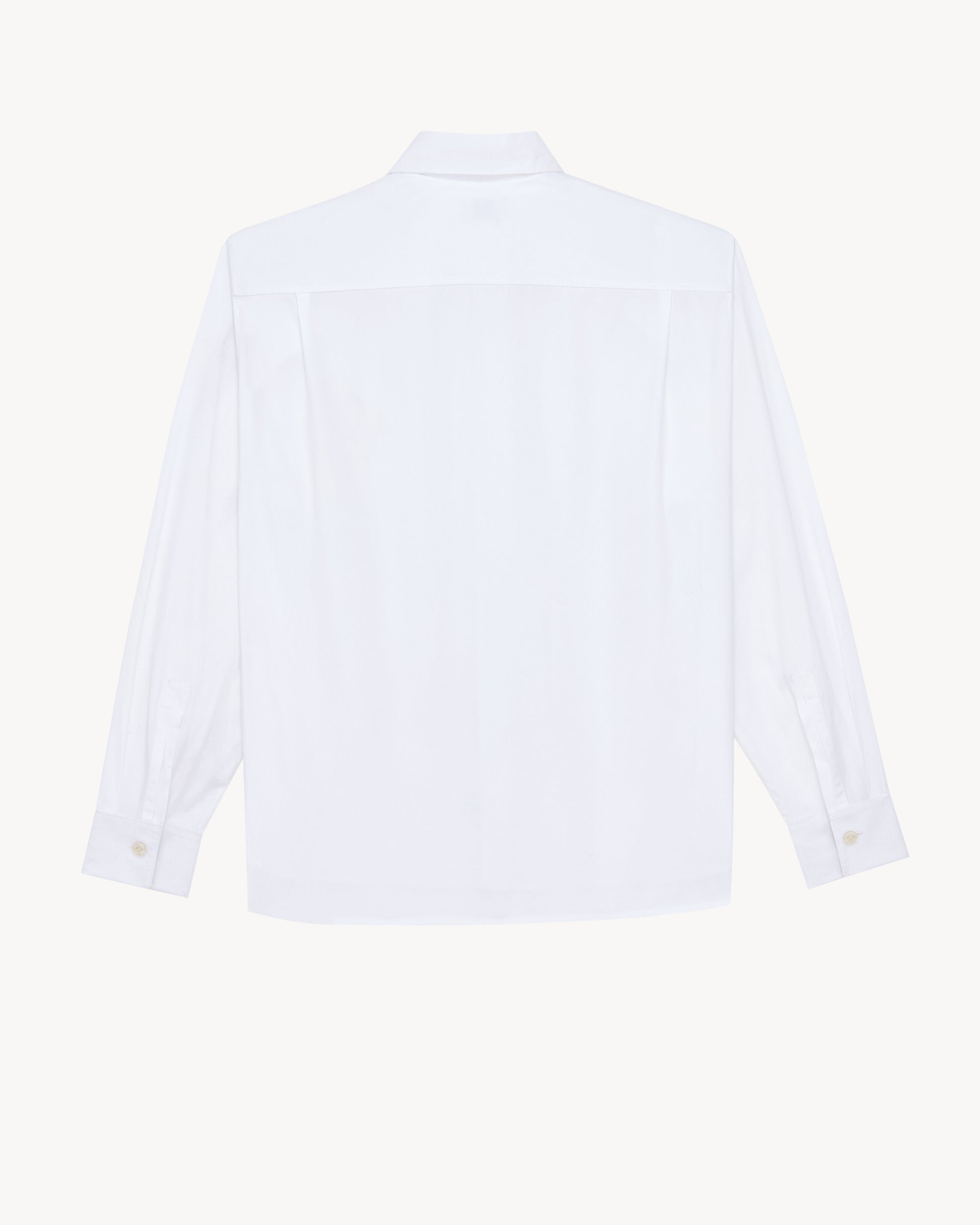 oversized shirt in cotton poplin