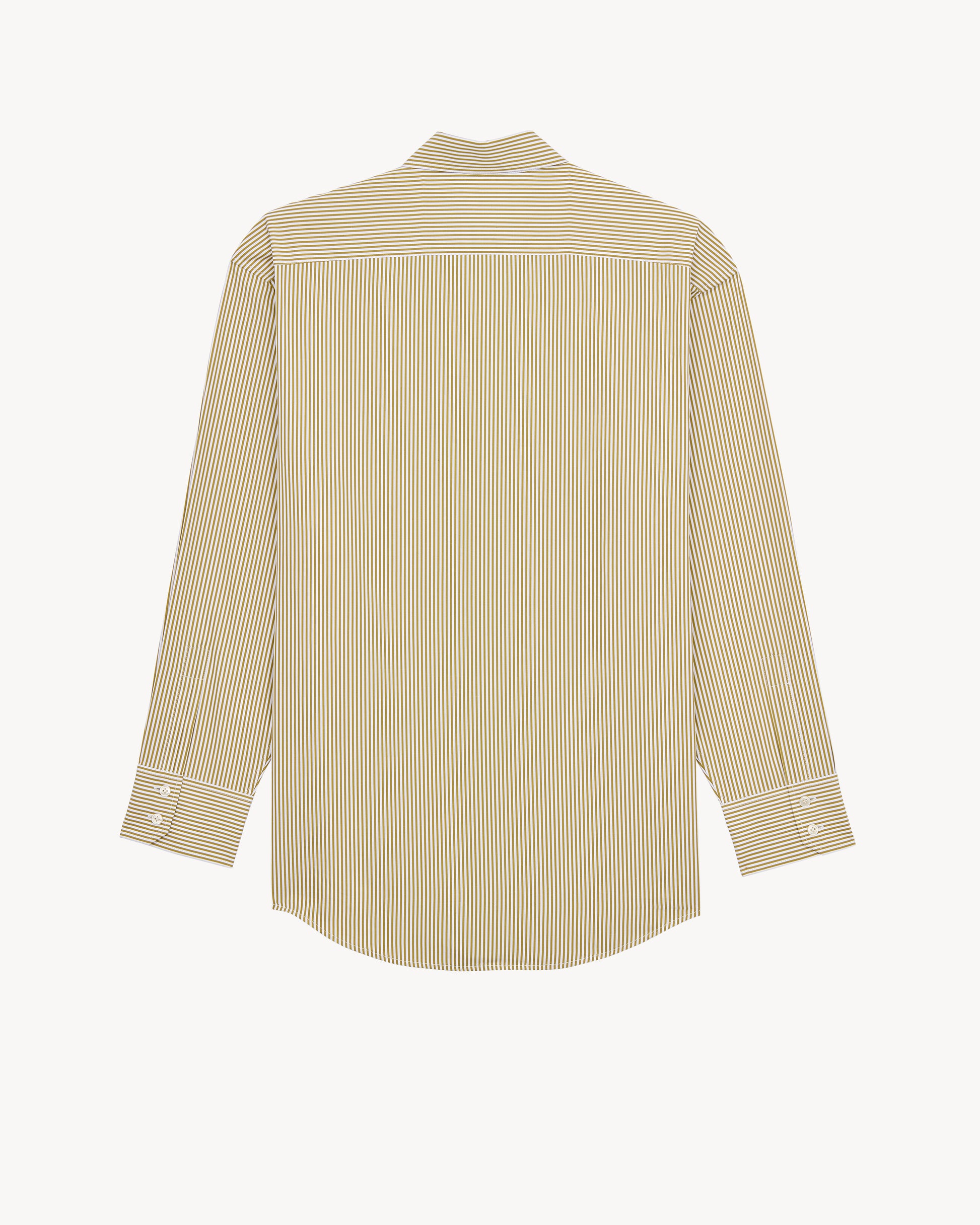 CASSANDRE shirt in striped cotton poplin