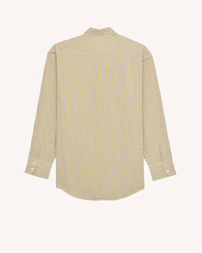 CASSANDRE shirt in striped cotton poplin