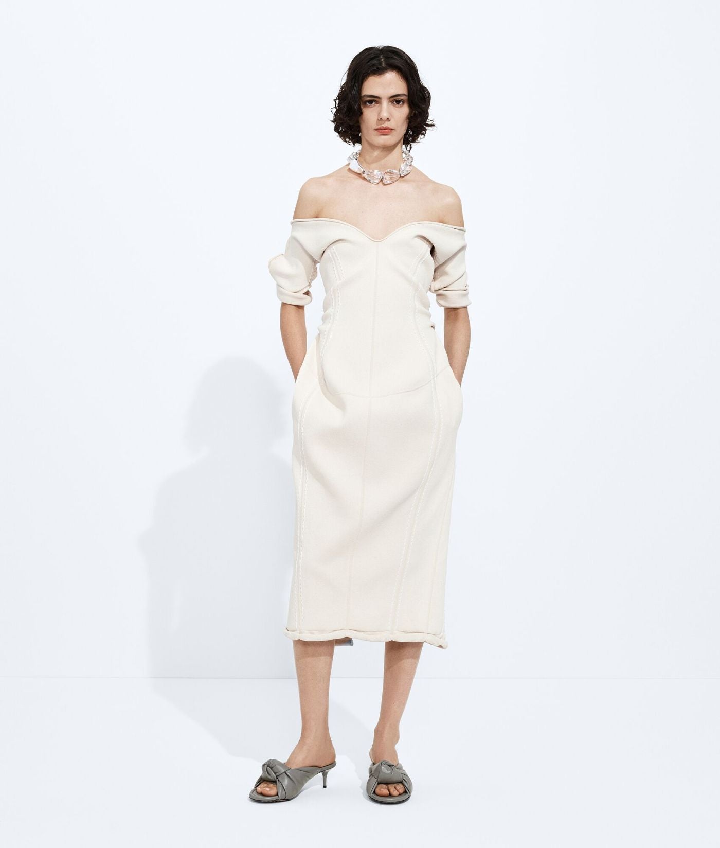 Double Crepe Dress