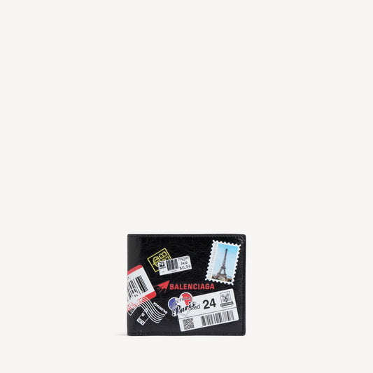 Cash square folded wallet