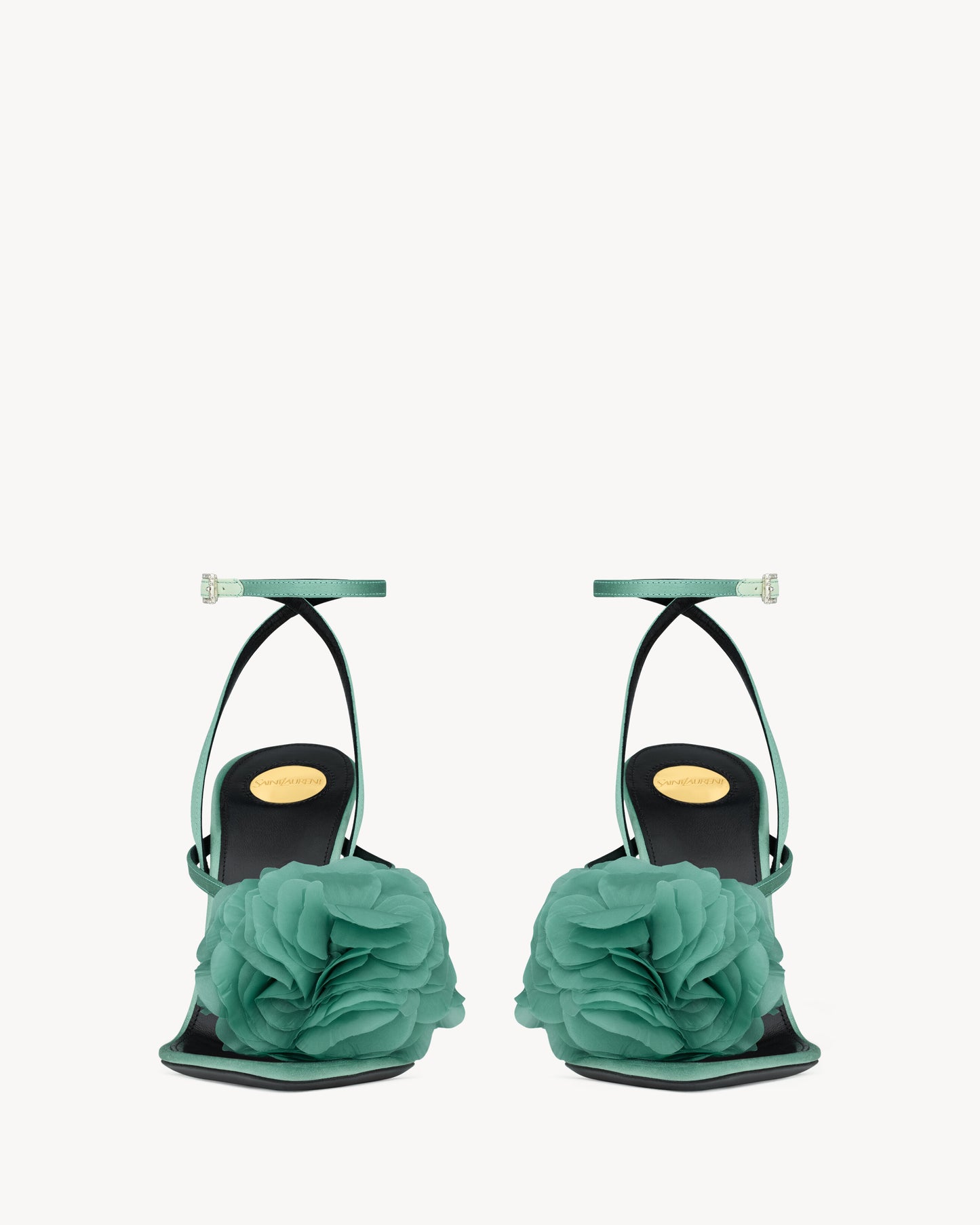 TRIANON sandals in satin crepe