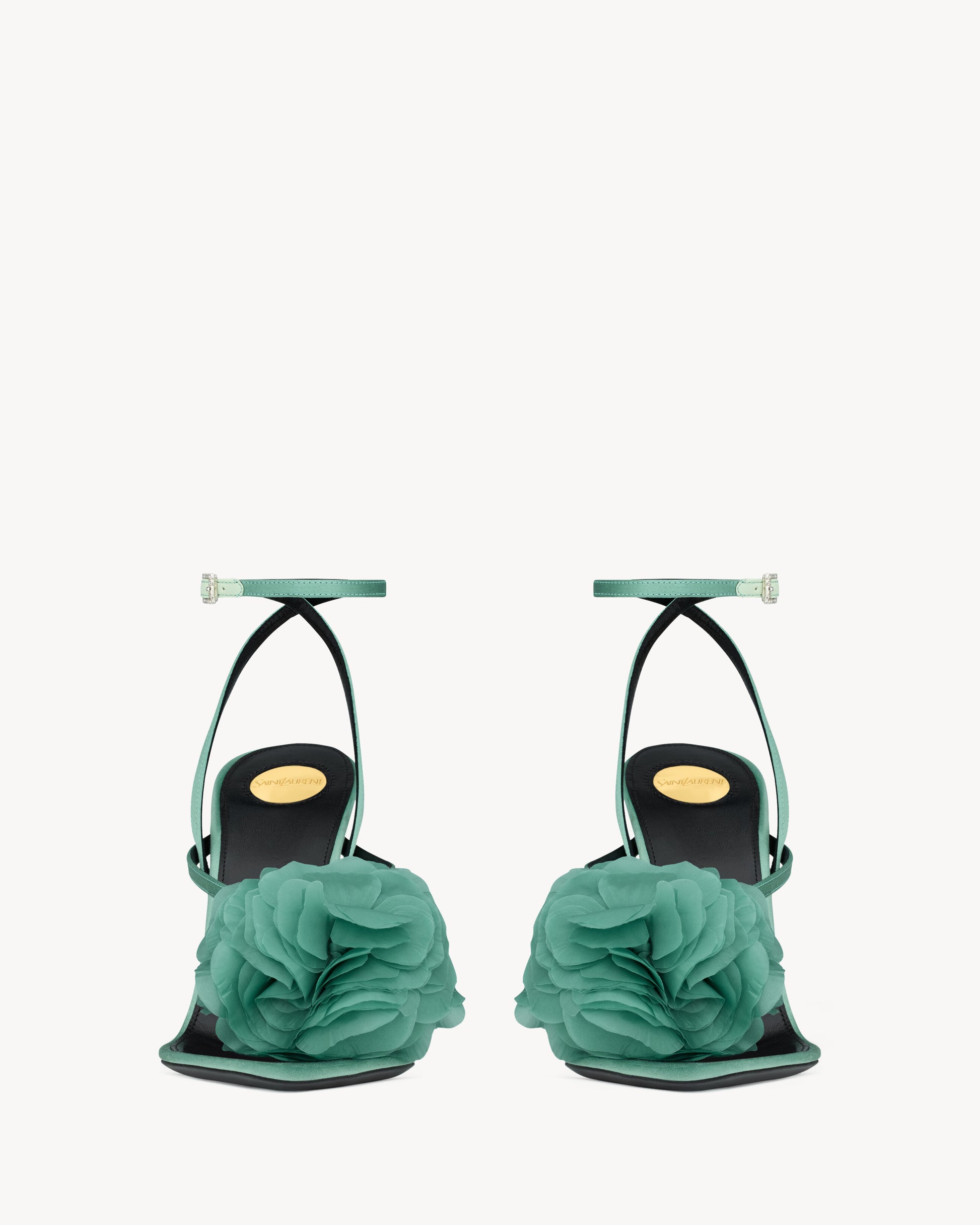 TRIANON sandals in satin crepe