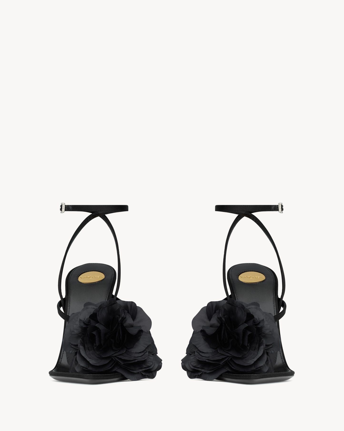TRIANON sandals in satin crepe