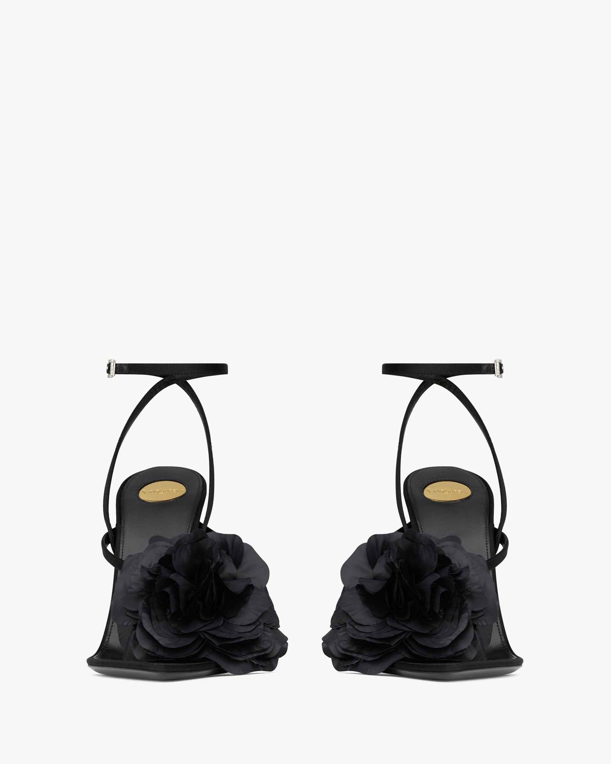 TRIANON sandals in satin crepe