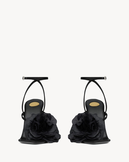 TRIANON sandals in satin crepe