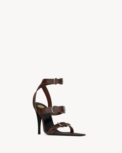 BRUCE sandals in smooth leather