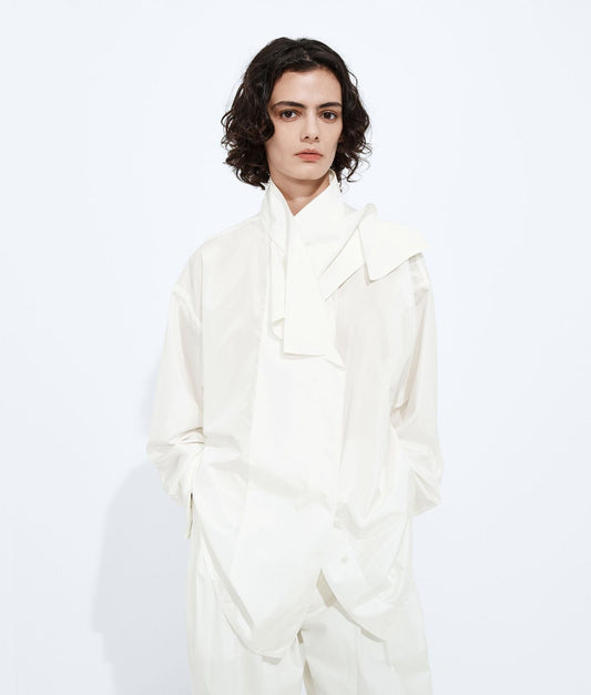 Washed Silk Taffeta Shirt