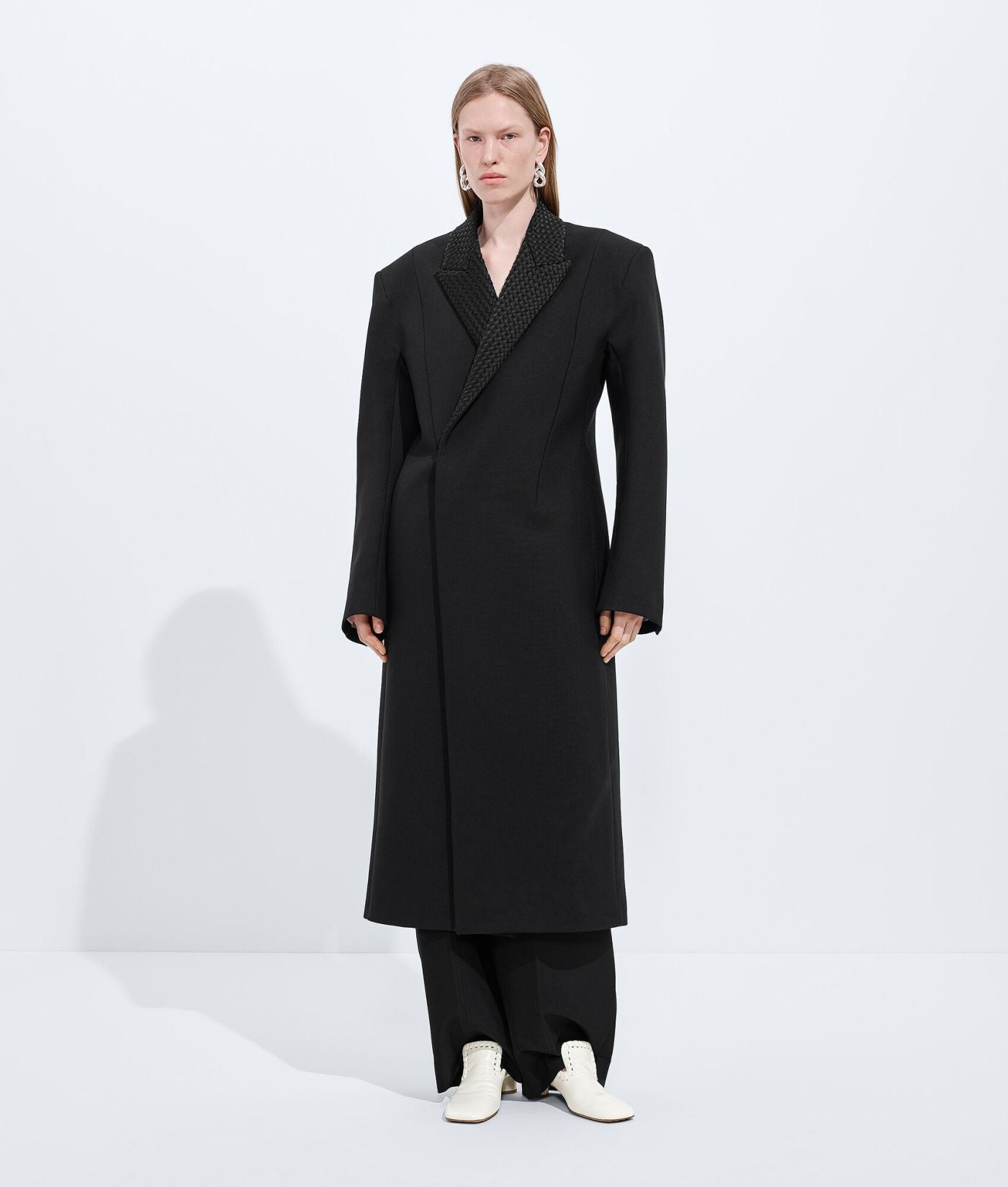 Splitable Wool And Mohair Coat