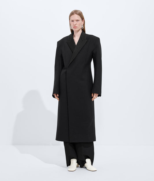 Splitable Wool And Mohair Coat