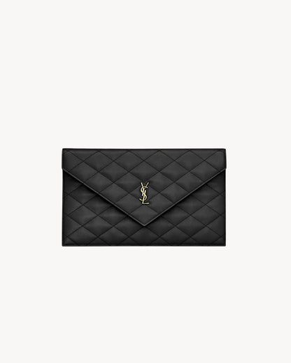 PARIS pouch in GRAIN DE POUDRE leather