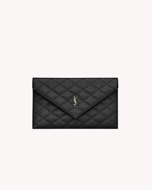 PARIS pouch in GRAIN DE POUDRE leather