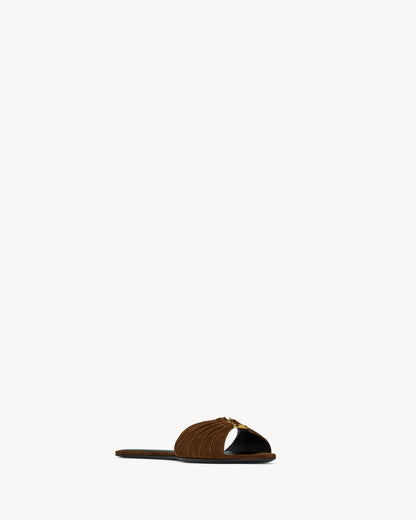 BABYLONE slides in suede