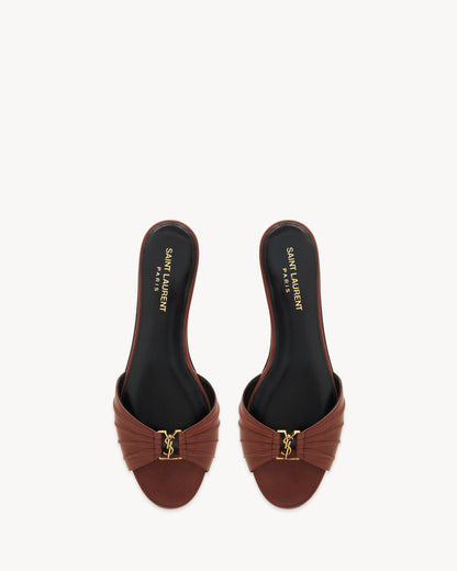 BABYLONE slides in smooth leather