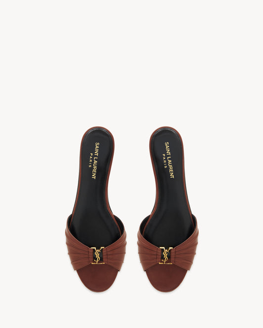 BABYLONE slides in smooth leather
