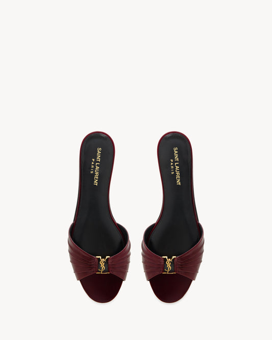BABYLONE slides in smooth leather