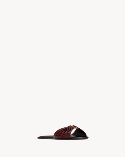 BABYLONE slides in smooth leather