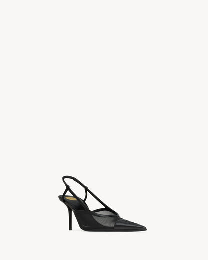 RENÉE slingback pumps in mesh