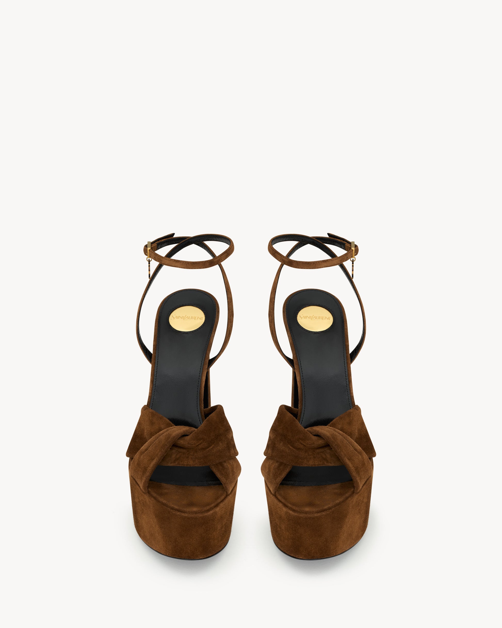 FRANCIANE platform sandals in suede