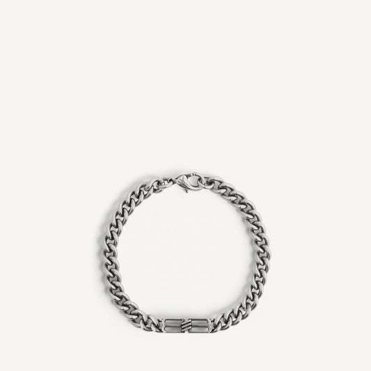 Bb icon thin gourmette bracelet