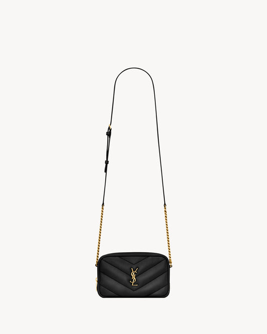 LOULOU mini camera bag in lambskin