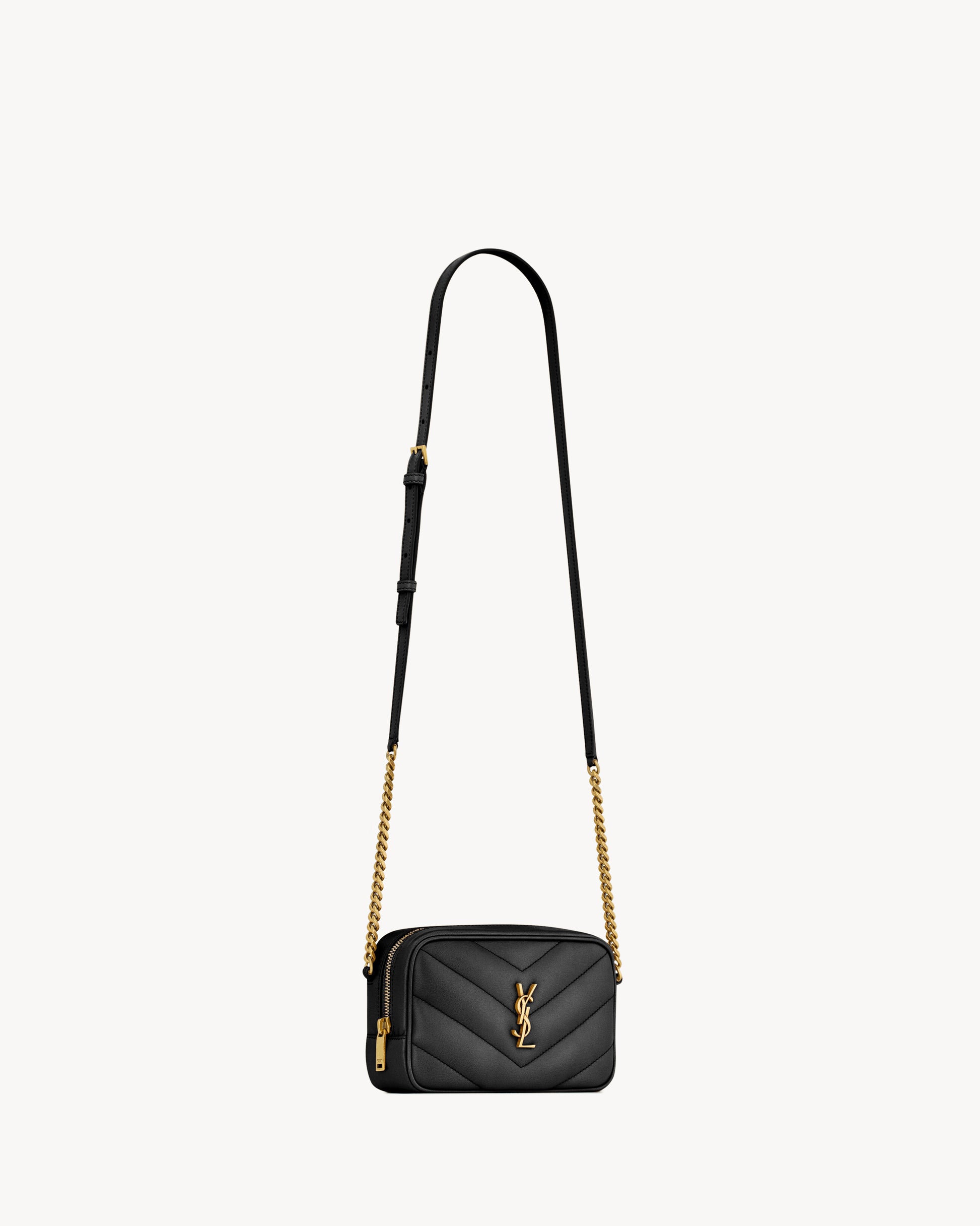 LOULOU mini camera bag in lambskin