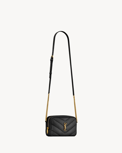 LOULOU mini camera bag in lambskin
